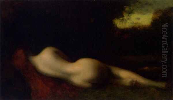 Nude Oil Painting by Jean-Jacques Henner