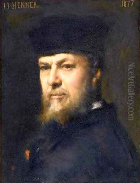 Self Portrait 2 Oil Painting by Jean-Jacques Henner