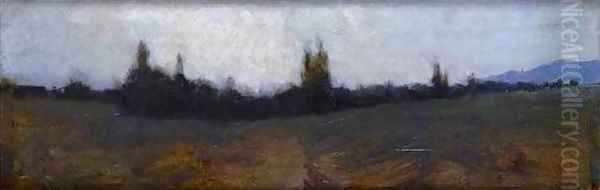 View of Bernwiller in the Woods Oil Painting by Jean-Jacques Henner