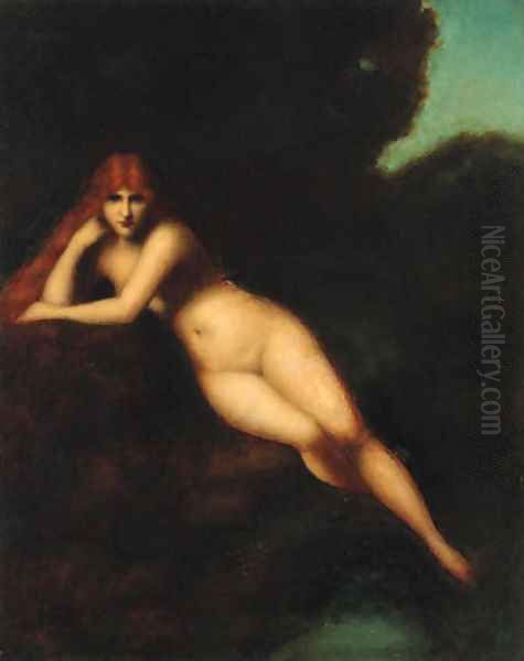 Untitled Oil Painting by Jean-Jacques Henner