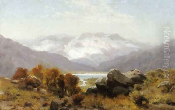 Twin Lakes, Colorado Oil Painting by Hamilton Hamilton