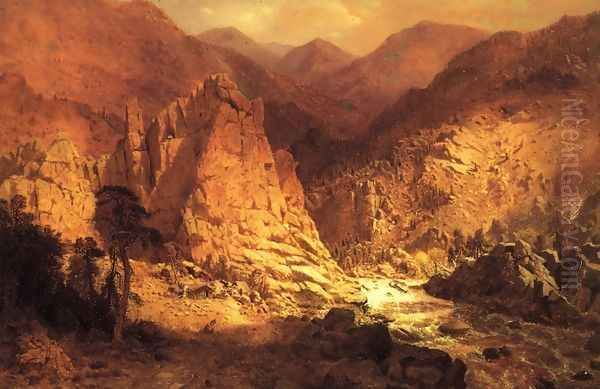 Headwaters of the Rio Grande Oil Painting by Hamilton Hamilton