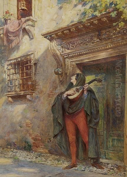 The Serenade, 1903 by Frank Moss Bennett