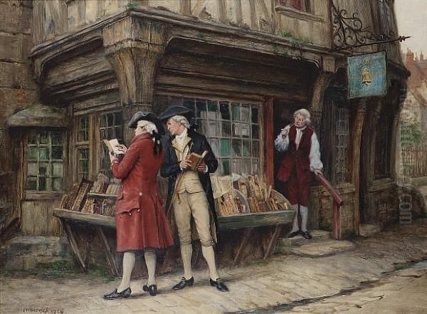 The Last Customers Oil Painting by Frank Moss Bennett