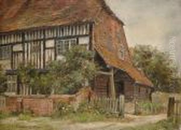 Borden, Hawkenbury Oil Painting by Frank Moss Bennett