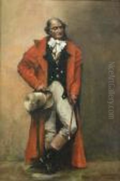 The Coachman Oil Painting by Frank Moss Bennett