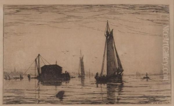 Salem Harbor by Frank Weston Benson