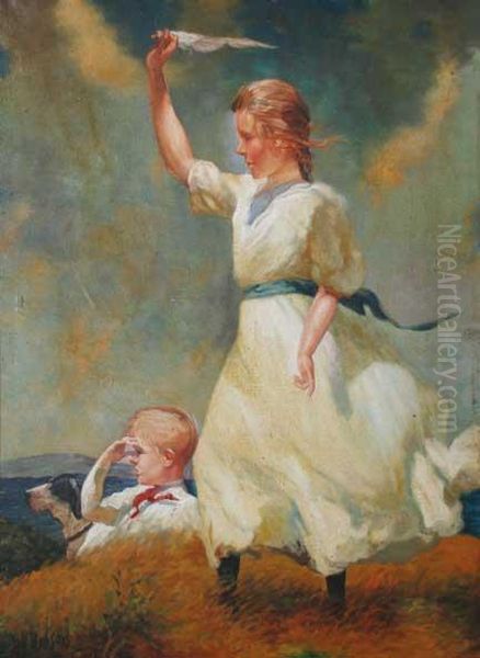 Chicos Oil Painting by Frank Weston Benson