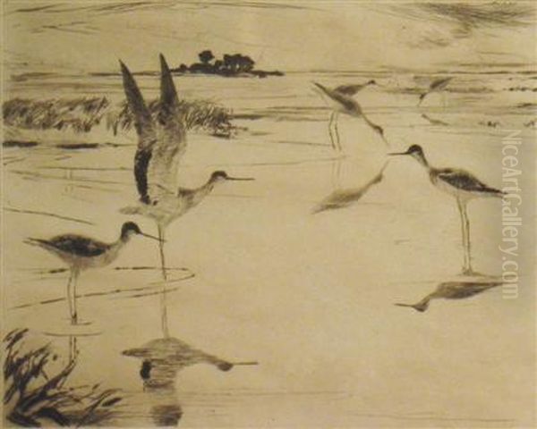 Yellowlegs No. 2 by Frank Weston Benson