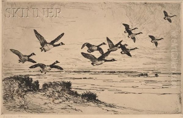 Wild Geese by Frank Weston Benson