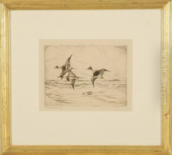 Old Squaws Oil Painting by Frank Weston Benson