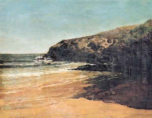 Playa del Carraspio Oil Painting by Carlos de Haes