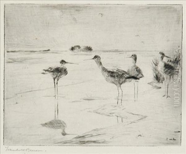 Yellowlegs by Frank Weston Benson