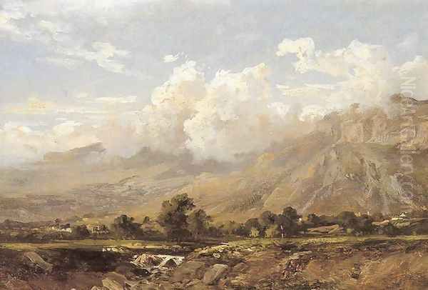 Paisaje de montaña Oil Painting by Carlos de Haes