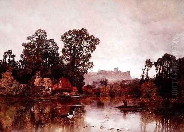 Windsor Castle Oil Painting by Karl Heffner