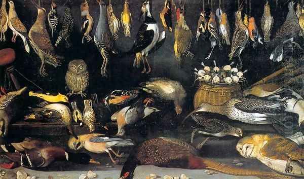 Still-Life with Birds Oil Painting by Master of the Hartford Still-life