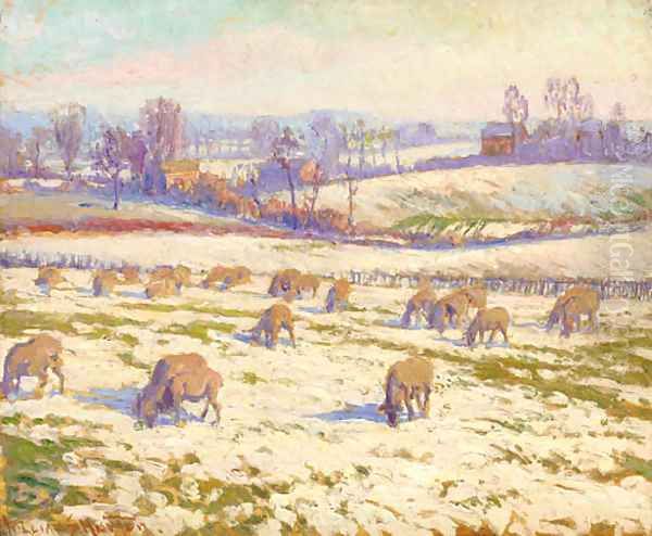 The Pasture Oil Painting by William Samuel Horton