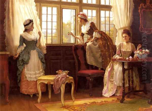 Fair Deceivers Oil Painting by Charles Haigh-Wood