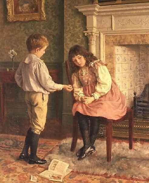 The Peace Offering Oil Painting by Charles Haigh-Wood