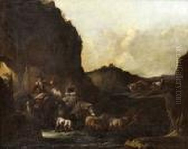 Hans Efterfoljd Oil Painting by Nicolaes Berchem