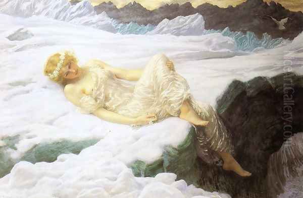 Heart of Snow Oil Painting by Edward Hughes