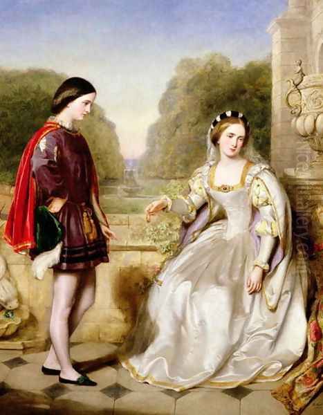 The Refusal Oil Painting by Edward Hughes