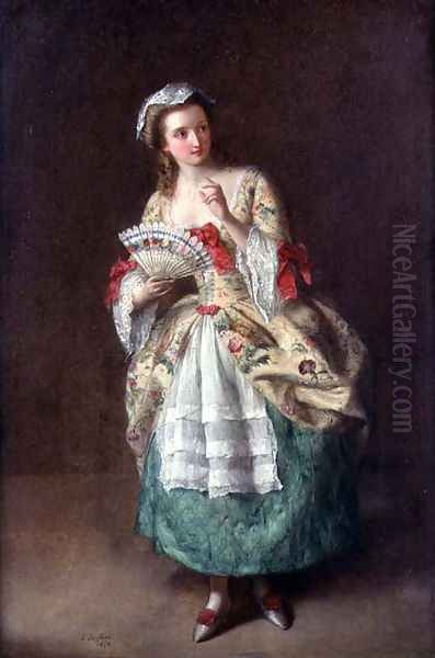 Dressed for the Ball Oil Painting by Edward Hughes