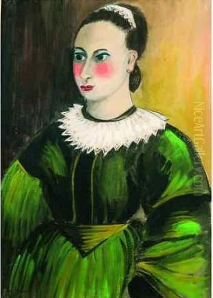 Julie. Oil Painting by Madeleine Berly De Vlaminck