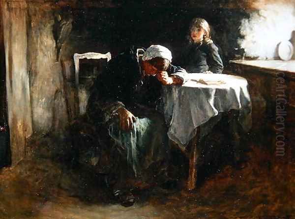 Despair Oil Painting by Frank Holl