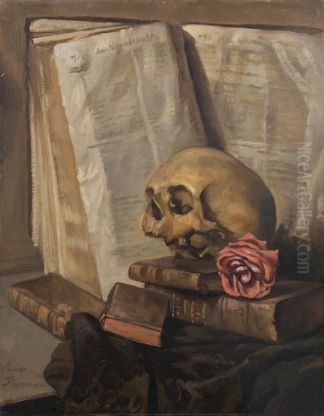 Momento Mori Oil Painting by Emile Bernard