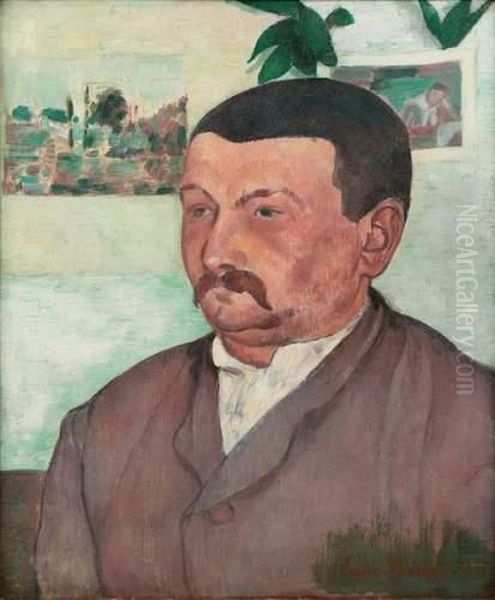 Portrait De M. Poulain Oil Painting by Emile Bernard