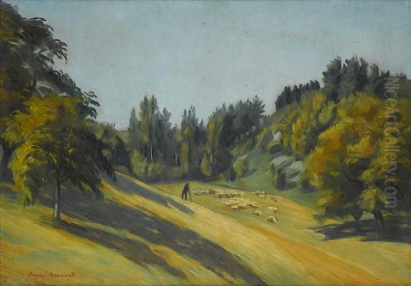 Sommerlandschaft Oil Painting by Emile Bernard