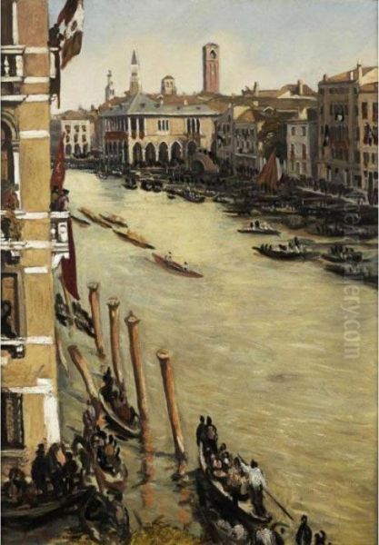 Venise Oil Painting by Emile Bernard