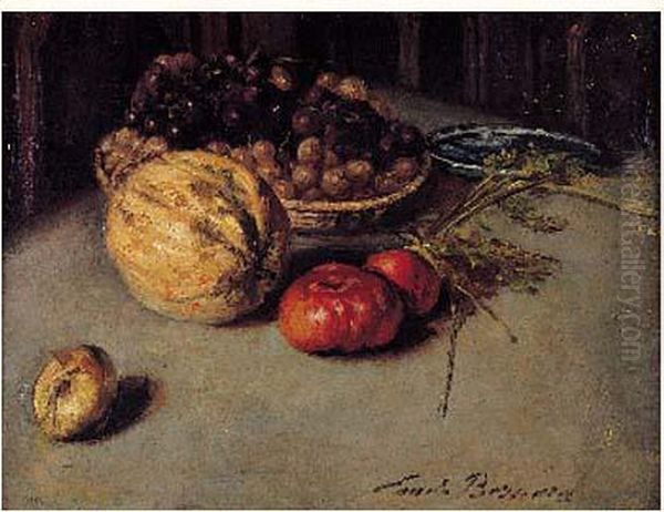 Nature Morte Aux Fruits, Circa 1905 Oil Painting by Emile Bernard