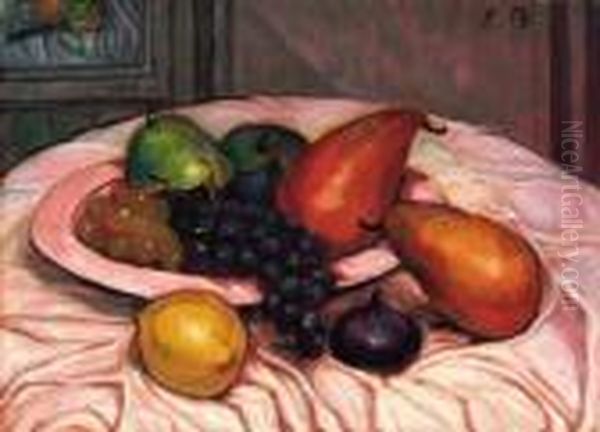 Nature Morte Oil Painting by Emile Bernard