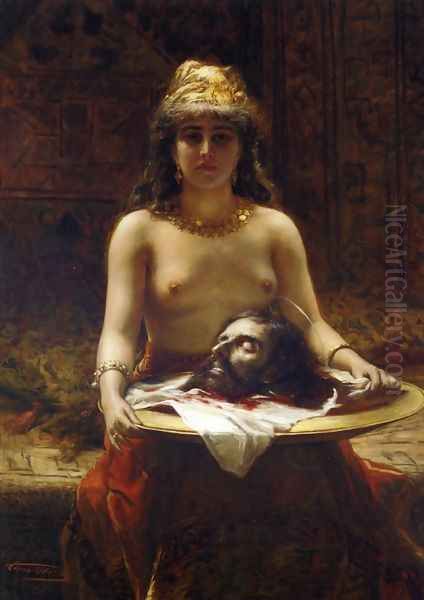 Salome Oil Painting by Leon Herbo