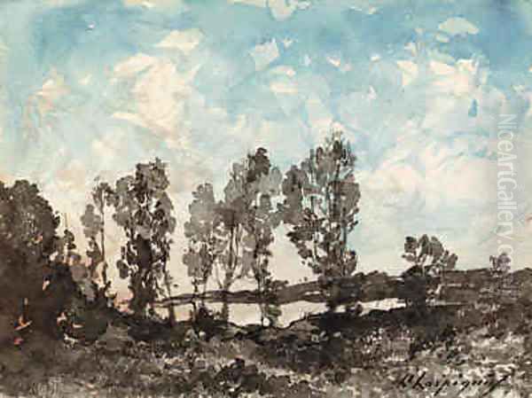 Landscape 2 Oil Painting by Henri-Joseph Harpignies