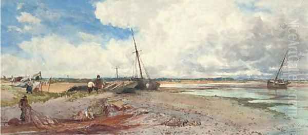 Shoreham, Sussex Oil Painting by Thomas Bush Hardy