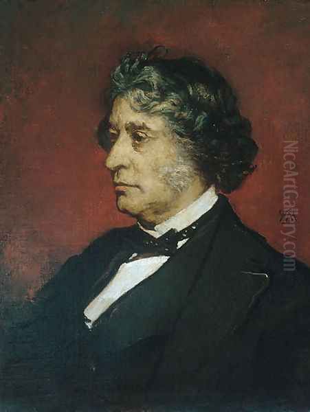 Charles Sumner Oil Painting by William Morris Hunt