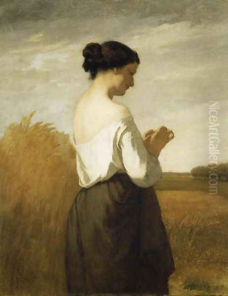 La Marguerite Oil Painting by William Morris Hunt