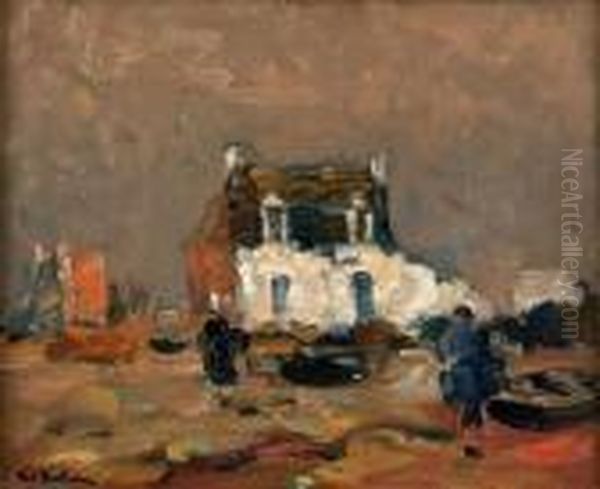 Paysage Breton Oil Painting by Abel Bertram