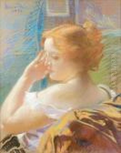 Effet De Lumiere Oil Painting by Paul Albert Besnard