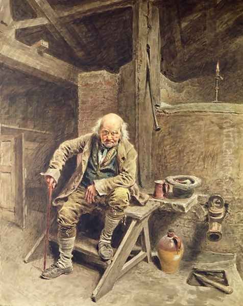 The Faithful Old Servant Oil Painting by William Henry Hunt