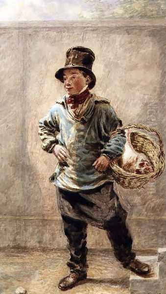 The Butchers Boy Oil Painting by William Henry Hunt