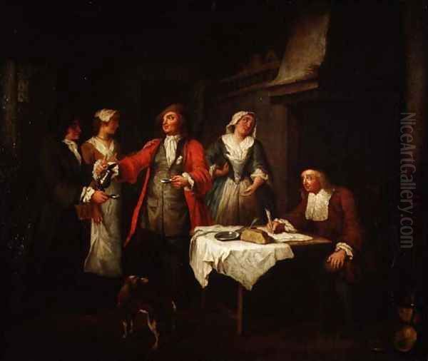 The Marriage Contract by Jan Josef, the Elder Horemans