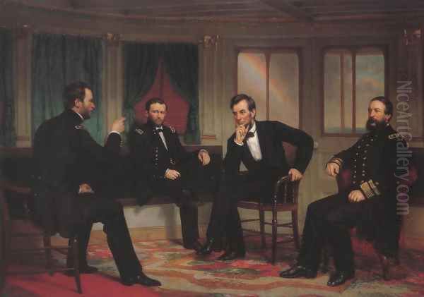 The Peacemakers 1868 Oil Painting by George Peter Alexander Healy