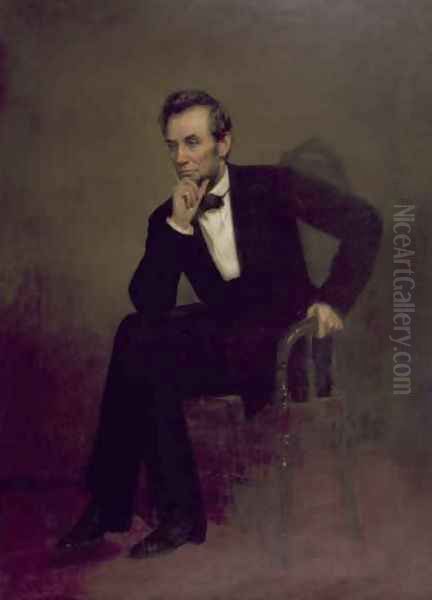 Abraham Lincoln Oil Painting by George Peter Alexander Healy