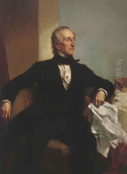 John Tyler 1859 Oil Painting by George Peter Alexander Healy