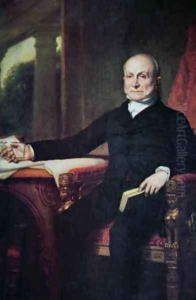 John Quincy Adams 1767-1848 Oil Painting by George Peter Alexander Healy