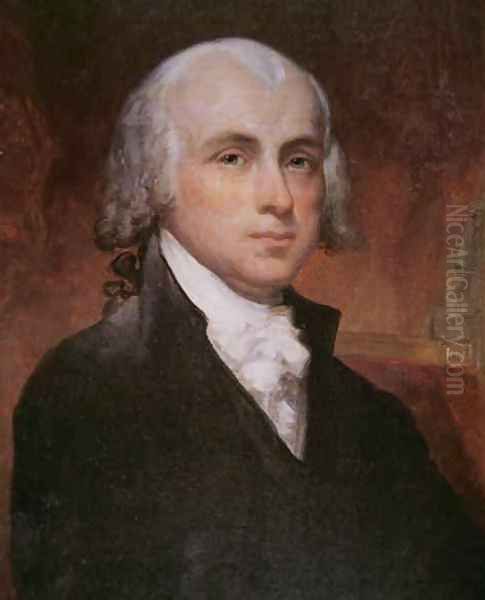 James Madison 1751-1836 Oil Painting by George Peter Alexander Healy